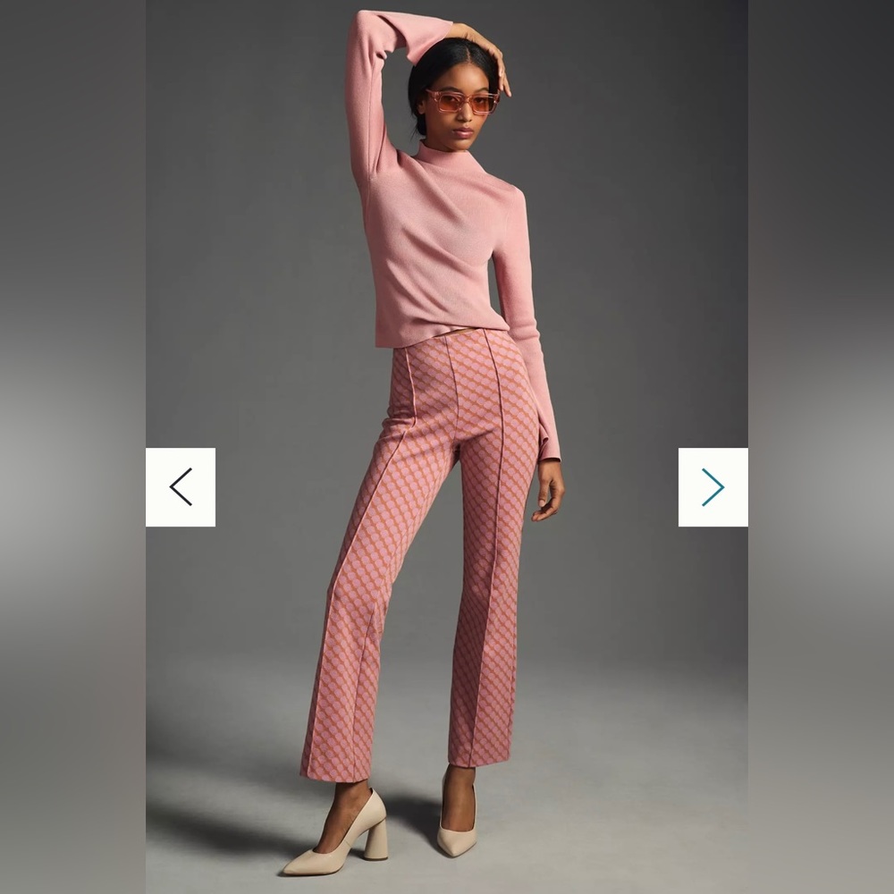 NWT Anthropologie The Margot Kick-Flare Cropped Pants, size XS